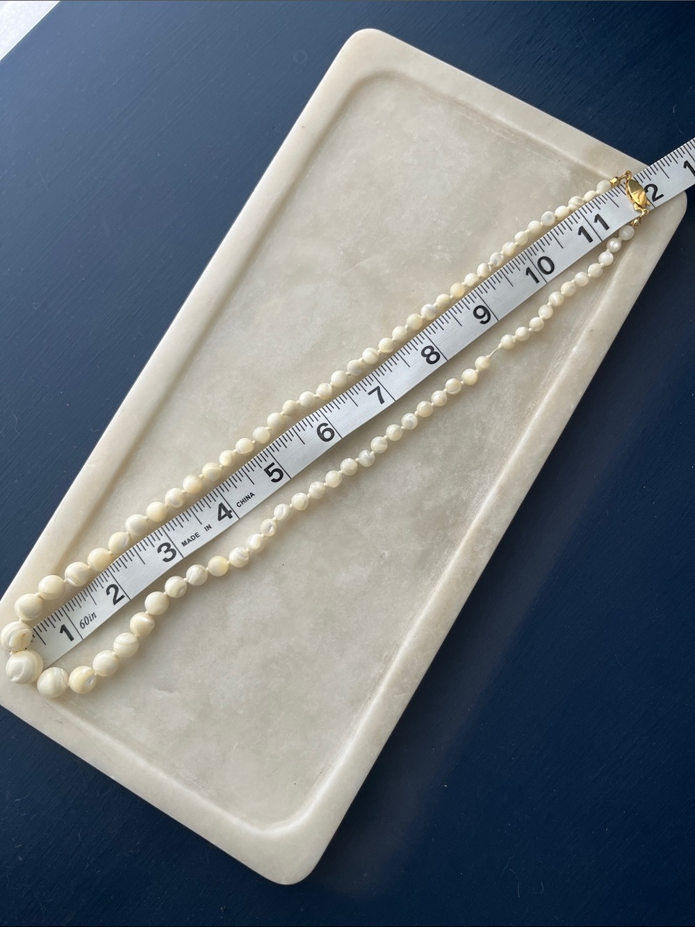 Shell bead necklace - Picture 4 of 4